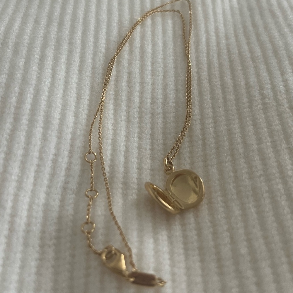 Madewell Demi-Fine Oval Locket Necklace - Picture 7 of 8